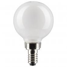  S21207 - 4.5 Watt G16.5 LED; White; Candelabra base; 90 CRI; 2700K; 120 Volt