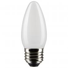  S21288 - 4 Watt B11 LED; Frost; Medium base; 90 CRI; 3000K; 120 Volt