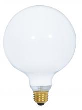  S3000 - 25 Watt G40 Incandescent; Gloss White; 4000 Average rated hours; 110 Lumens; Medium base; 120 Volt