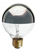  S3862 - 60 Watt G25 Incandescent; Silver Crown; 1500 Average rated hours; 540 Lumens; Medium base; 120 Volt