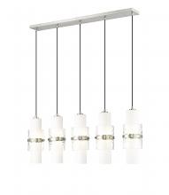  1946P-5L-BN - 5 Light Linear Chandelier