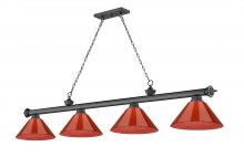  2306-4BP-ARBG - 4 Light Billiard