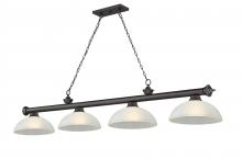  2306-4BRZ-DWL14 - 4 Light Billiard