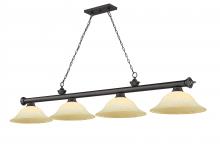  2306-4BRZ-GM16 - 4 Light Billiard