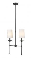  3033-2L-MB - 2 Light Linear Chandelier