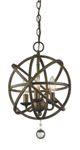  416-12 - 3 Light Chandelier