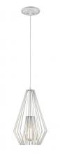  442MP-WH - 1 Light Pendant