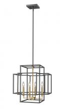  454-18BRZ-OBR - 4 Light Chandelier