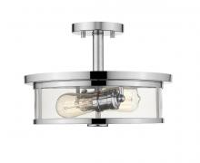  462SF14-CH - 2 Light Semi Flush Mount