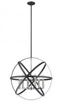  463-24HBK-CH - 6 Light Chandelier