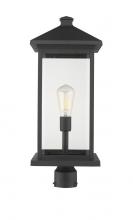  531PHBXLR-BK - 1 Light Outdoor Post Mount Fixture