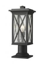  583PHMR-533PM-BK - 1 Light Outdoor Pier Mounted Fixture