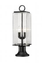  592PHMR-553PM-BK - 2 Light Outdoor Pier Mounted Fixture