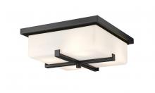  593F-BK - 4 Light Outdoor Flush Mount