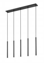  919MP24-5L-MB-LED - 5 Light Linear Chandelier