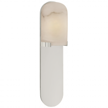  KW 2014PN-ALB - Melange Medium Elongated Pill Sconce