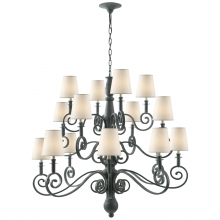  TOB 5203DG-NP - Lillie Road Large Chandelier