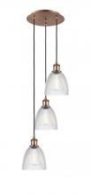 Innovations Lighting 113B-3P-AC-G382 - Castile - 3 Light - 13 inch - Antique Copper - Cord Hung - Multi Pendant