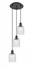  113B-3P-OB-G559-5SDY - Bridal Veil - 3 Light - 12 inch - Oil Rubbed Bronze - Cord Hung - Multi Pendant