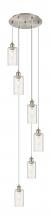  116B-6P-SN-G434-7SDY - Crown Point - 6 Light - 16 inch - Brushed Satin Nickel - Multi Pendant