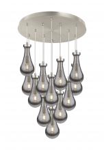  126-451-1P-SN-G451-5SM - Owego - 12 Light - 24 inch - Brushed Satin Nickel - Multi Pendant