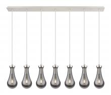  127-451-1P-PN-G451-5SM - Owego - 7 Light - 49 inch - Polished Nickel - Linear Pendant