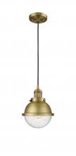  201C-BB-HFS-64-BB-LED - Hampden - 1 Light - 7 inch - Brushed Brass - Cord hung - Mini Pendant