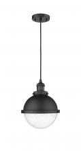  201C-BK-HFS-84-BK-LED - Hampden - 1 Light - 9 inch - Matte Black - Cord hung - Mini Pendant