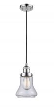  201C-PC-G192 - Bellmont - 1 Light - 6 inch - Polished Chrome - Cord hung - Mini Pendant