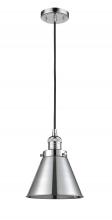  201C-PC-M13-PC - Appalachian - 1 Light - 8 inch - Polished Chrome - Cord hung - Mini Pendant