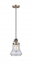  201CSW-AB-G194 - Bellmont - 1 Light - 6 inch - Antique Brass - Cord hung - Mini Pendant