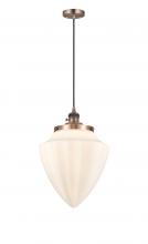  201CSW-AC-G661-12 - Bridgeton - 1 Light - 16 inch - Antique Copper - Cord hung - Mini Pendant