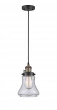  201CSW-BAB-G194 - Bellmont - 1 Light - 6 inch - Black Antique Brass - Cord hung - Mini Pendant