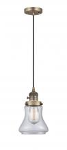 Innovations Lighting 201CSW-BB-G192-LED - Bellmont - 1 Light - 6 inch - Brushed Brass - Cord hung - Mini Pendant