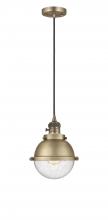  201CSW-BB-HFS-64-BB-LED - Hampden - 1 Light - 7 inch - Brushed Brass - Cord hung - Mini Pendant