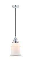  201CSW-PC-G181-LED - Canton - 1 Light - 6 inch - Polished Chrome - Cord hung - Mini Pendant