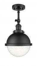  201F-BK-HFS-84-BK-LED - Hampden - 1 Light - 9 inch - Matte Black - Semi-Flush Mount