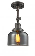  201F-OB-G73 - Bell - 1 Light - 8 inch - Oil Rubbed Bronze - Semi-Flush Mount