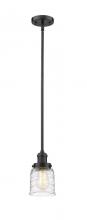 Innovations Lighting 201S-OB-G513-LED - Bell - 1 Light - 5 inch - Oil Rubbed Bronze - Stem Hung - Mini Pendant