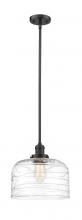 Innovations Lighting 201S-OB-G713-L-LED - Bell - 1 Light - 12 inch - Oil Rubbed Bronze - Stem Hung - Mini Pendant