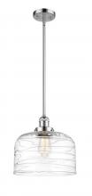 Innovations Lighting 201S-PC-G713-L-LED - Bell - 1 Light - 12 inch - Polished Chrome - Stem Hung - Mini Pendant