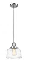 Innovations Lighting 201S-PC-G713-LED - Bell - 1 Light - 8 inch - Polished Chrome - Stem Hung - Mini Pendant