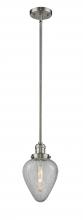  201S-SN-G165 - Geneseo - 1 Light - 7 inch - Brushed Satin Nickel - Stem Hung - Mini Pendant