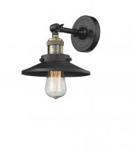  203-BAB-M6 - Railroad - 1 Light - 8 inch - Black Antique Brass - Sconce