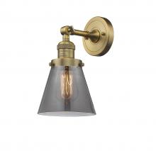  203-BB-G63 - Cone - 1 Light - 6 inch - Brushed Brass - Sconce