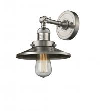  203-SN-M2-LED - Railroad - 1 Light - 8 inch - Brushed Satin Nickel - Sconce