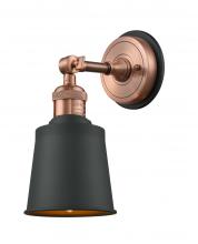  203BP-ACBK-M9-BK - Addison - 1 Light - 5 inch - Antique Copper - Sconce