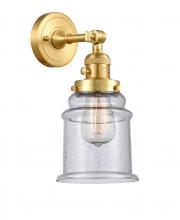  203SW-SG-G184 - Canton - 1 Light - 7 inch - Satin Gold - Sconce