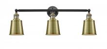  205-BAB-M9-AB-LED - Addison - 3 Light - 32 inch - Black Antique Brass - Bath Vanity Light