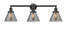  205-OB-G43 - Cone - 3 Light - 32 inch - Oil Rubbed Bronze - Bath Vanity Light